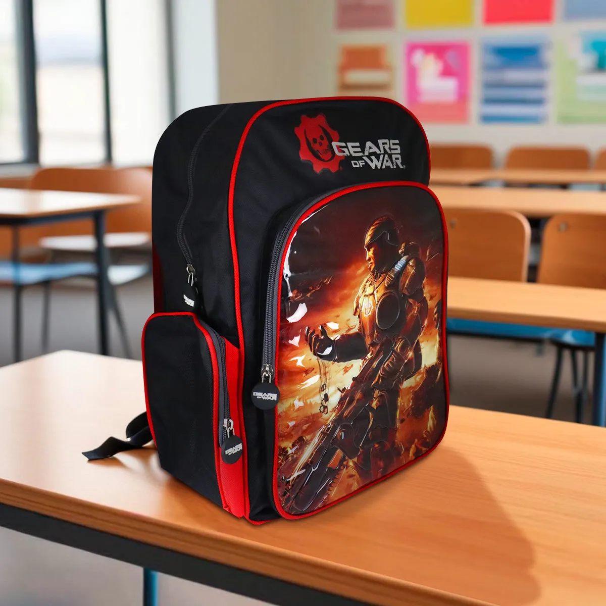 Mochila Escolar con Diseo de Gears of War, Soldado