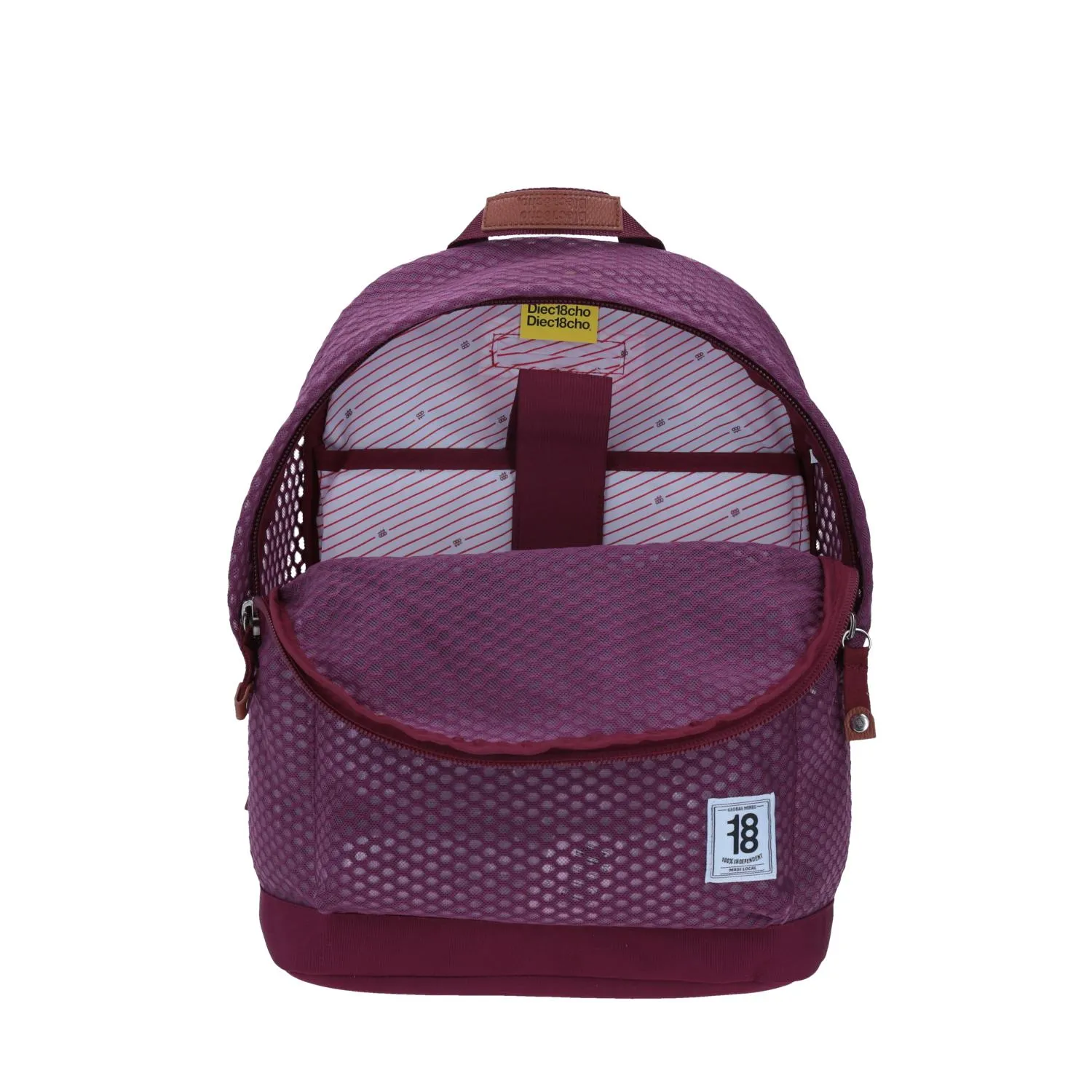 Mochila Panal Transparente Tinta