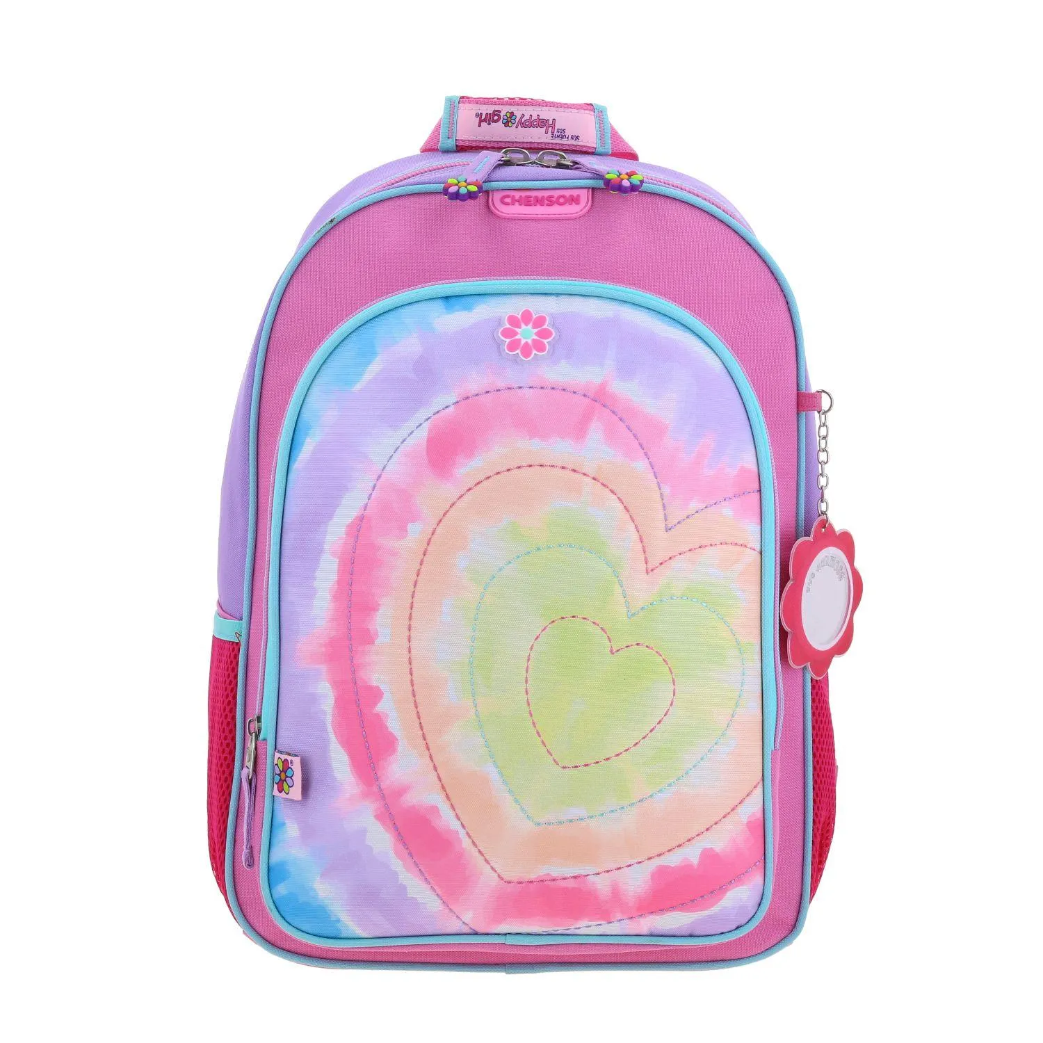 Mochila Rosa Para Nia Con Porta Tablet De Hasta 10 Happy Girl Chenson Lili