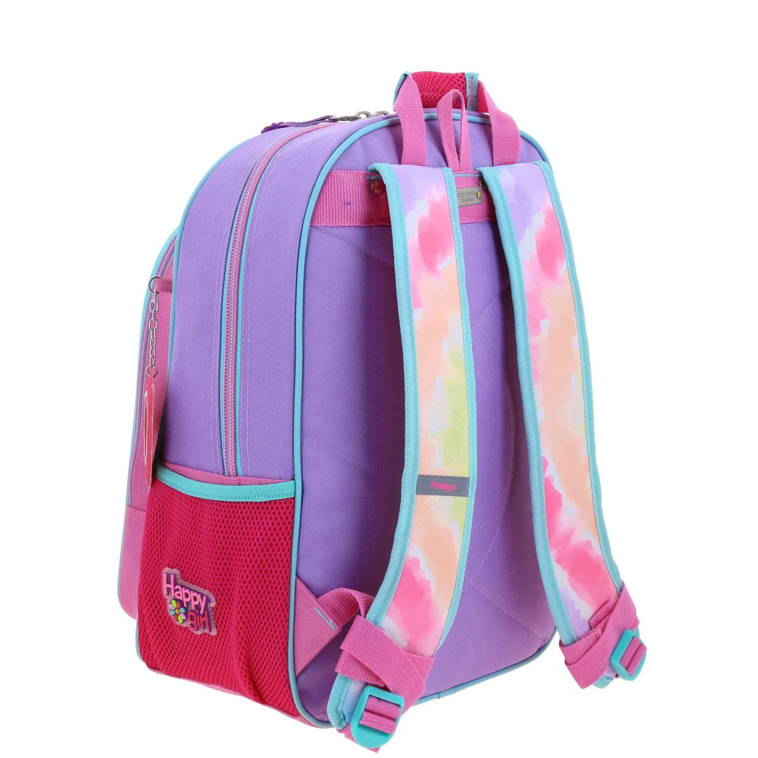 Mochila Rosa Para Nia Con Porta Tablet De Hasta 10 Happy Girl Chenson Lili
