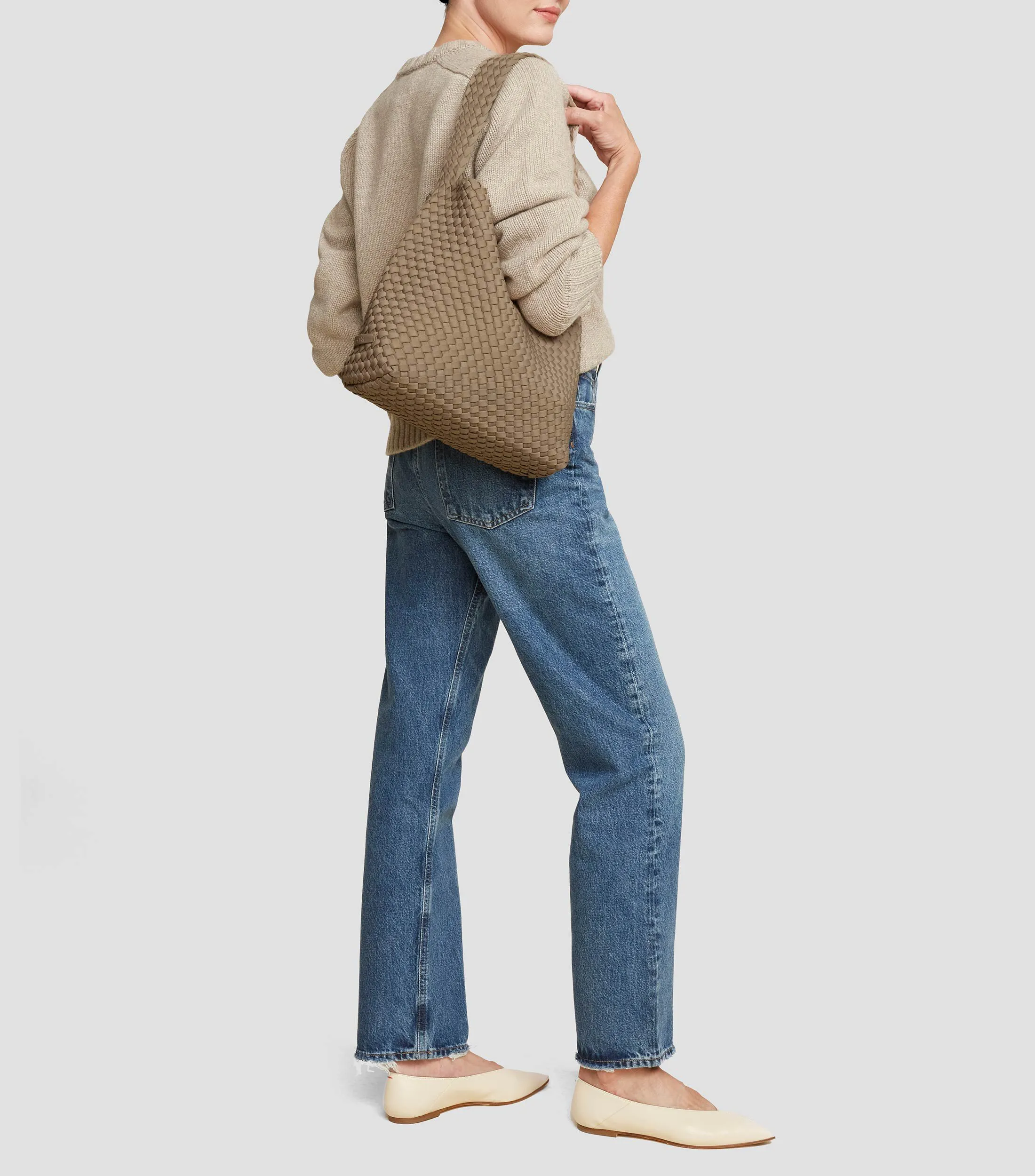 NAGHEDI Bolso Hobo Nomad Mujer