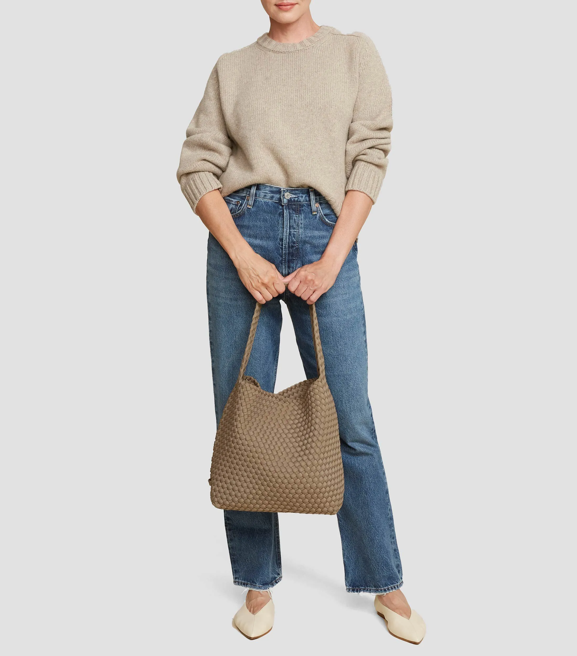 NAGHEDI Bolso Hobo Nomad Mujer