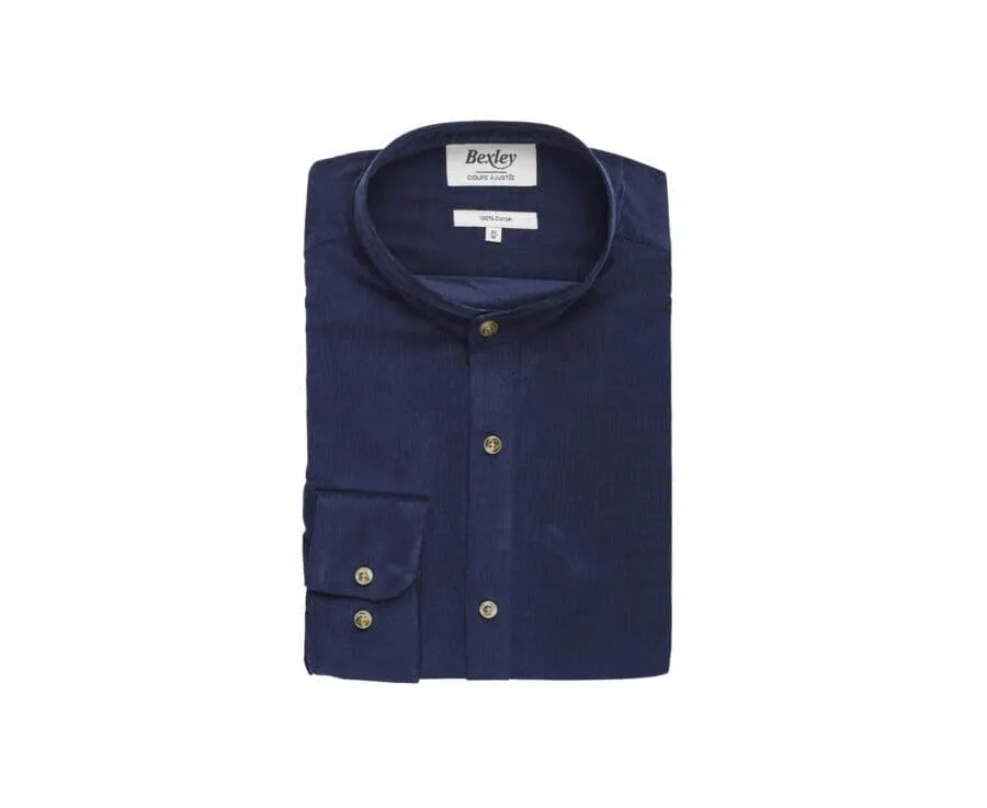 NAVY CORDUROY SHIRT  ULBÉRIC