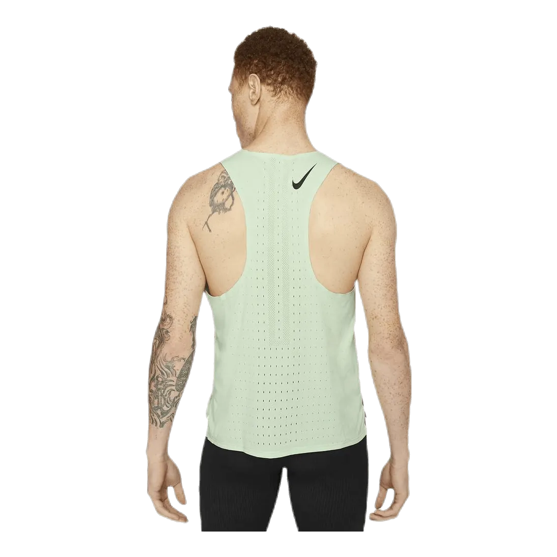 Nike AeroSwift Singlet Green/Yellow