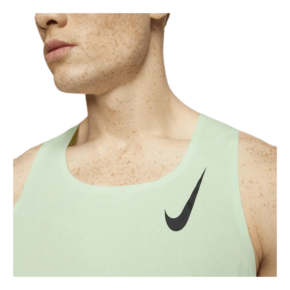 Nike AeroSwift Singlet Green/Yellow