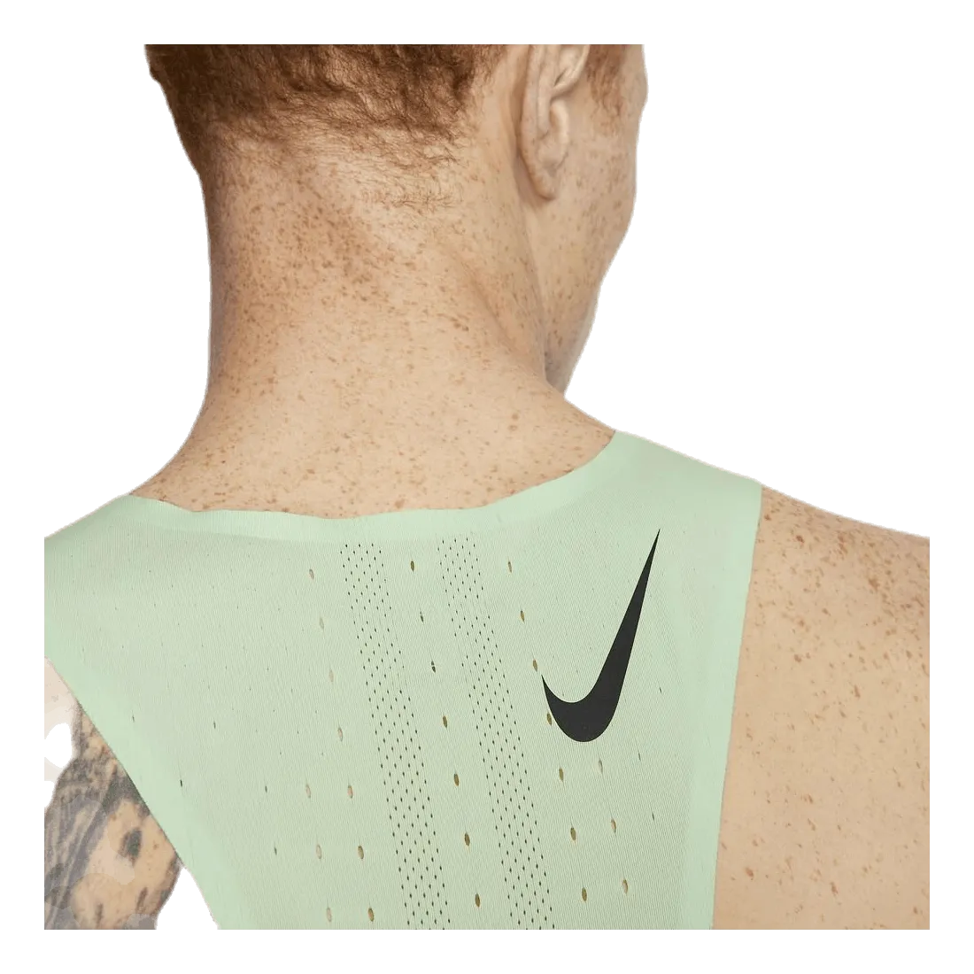 Nike AeroSwift Singlet Green/Yellow