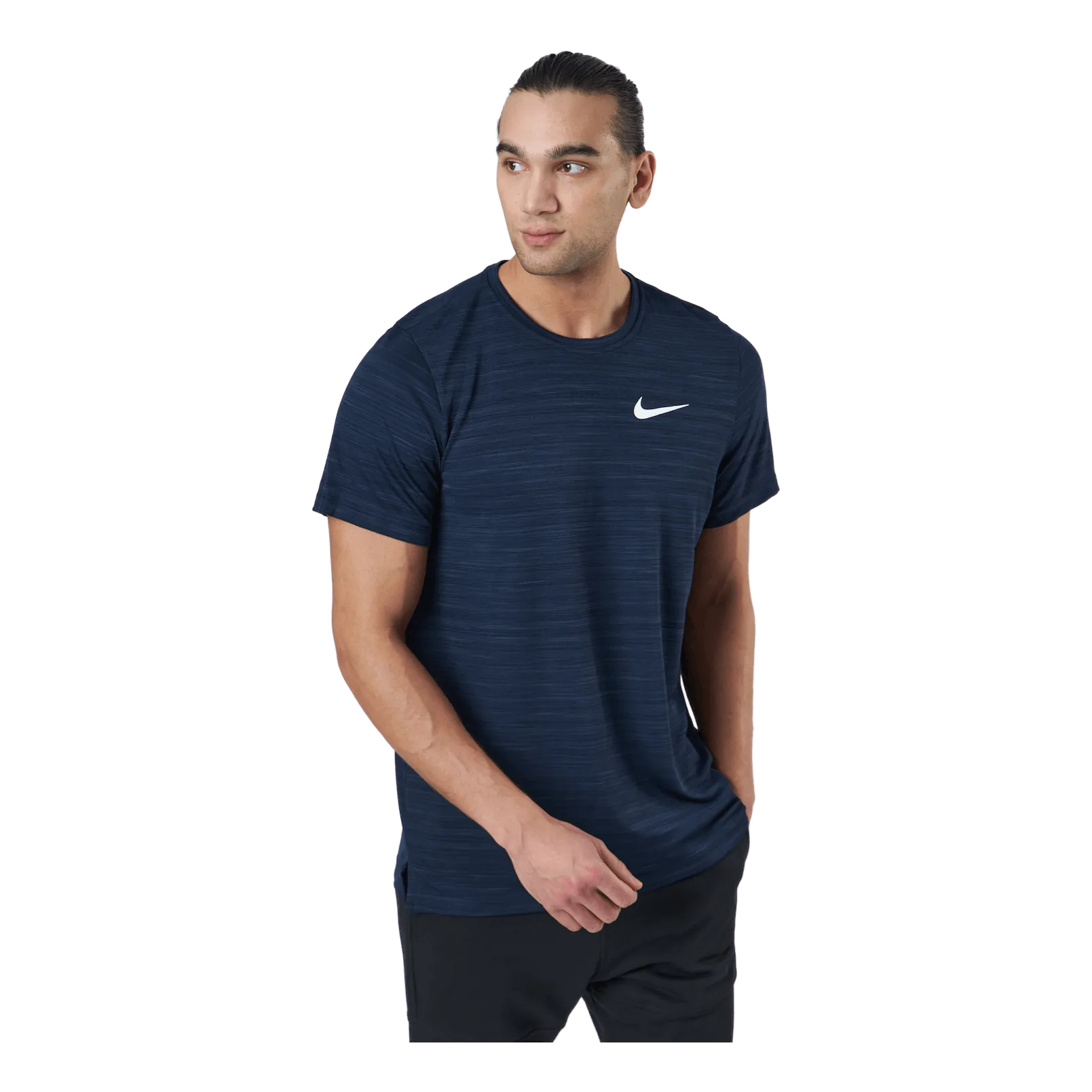 NIKE NIKE DRIFIT SUPERSET MEN'S SH OBSIDIAN/WHITE