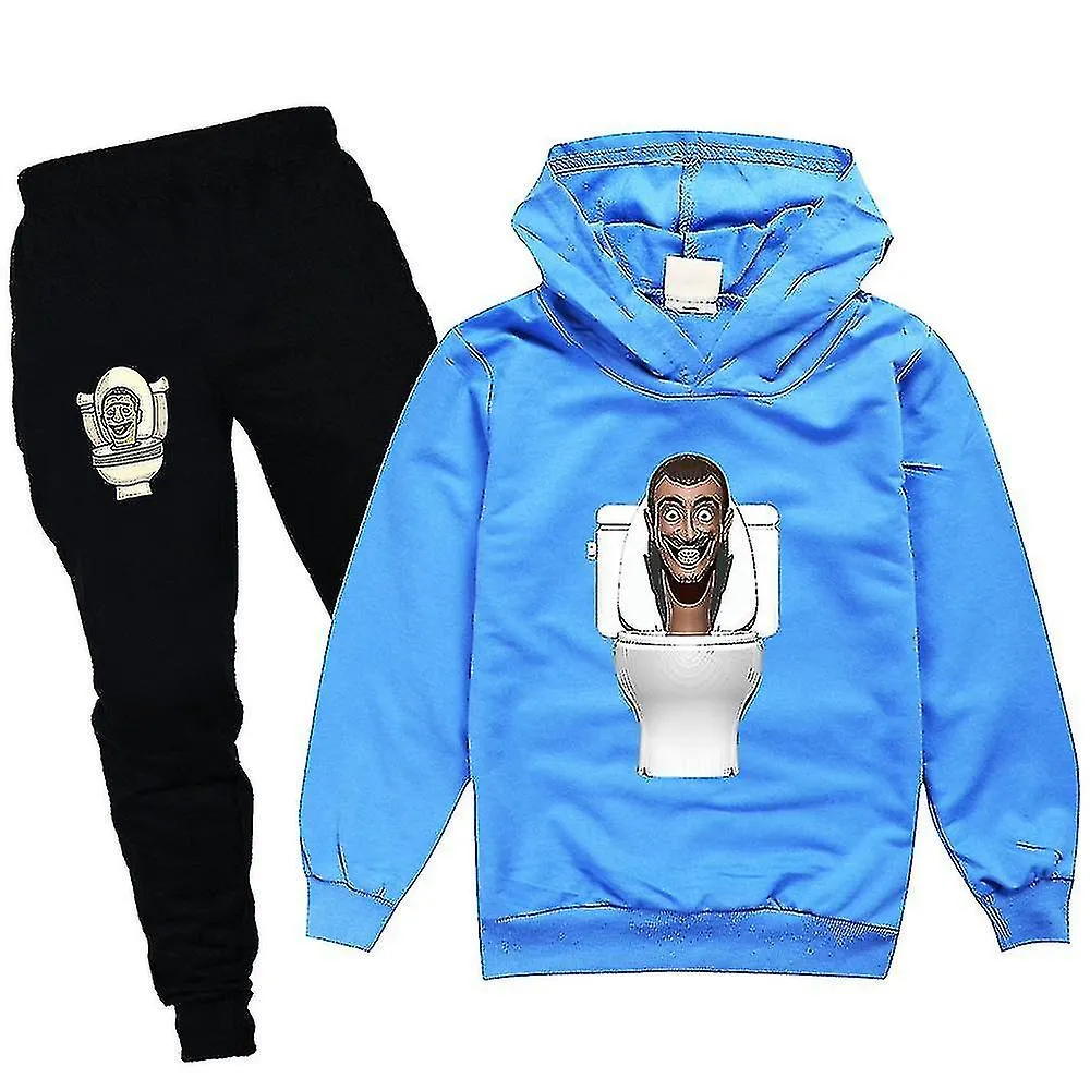 Niños Skibidi Sudadera con capucha para el inodoro Niños pequeños Niños Niñas Skibiditoilet Ropa Sudaderas con capucha Pantalone