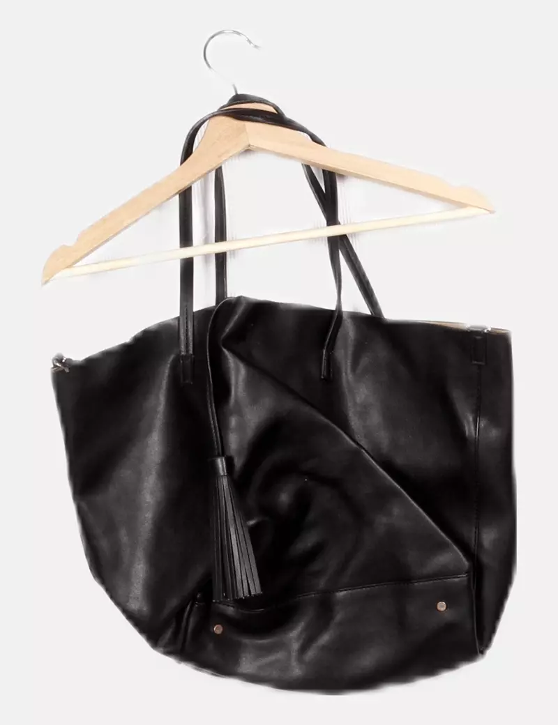 NoName Bolso negro polipiel