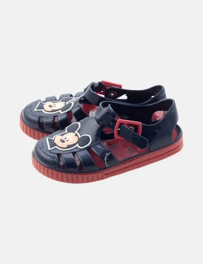 NoName Sandalia cangrejera azul Mickey
