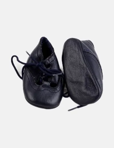 NoName Zapato azul acordonado