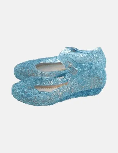 NoName Zapato azul glitter