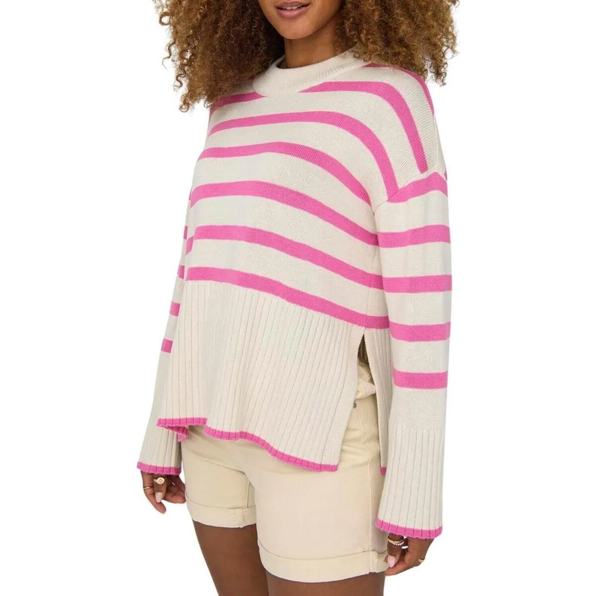 ONLHELLA LS LOOSE STRIPED ONECK