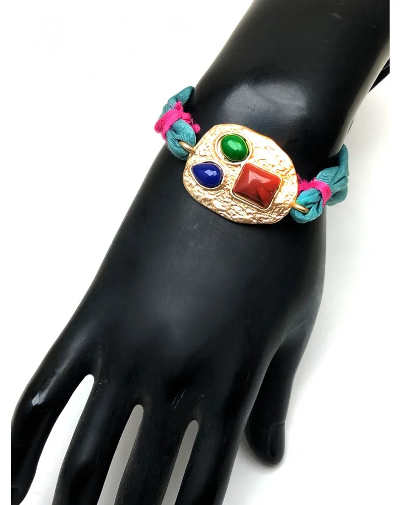 ORIGINALES PULSERAS BONITAS DE MUJER DE BISUTERIA DORADA