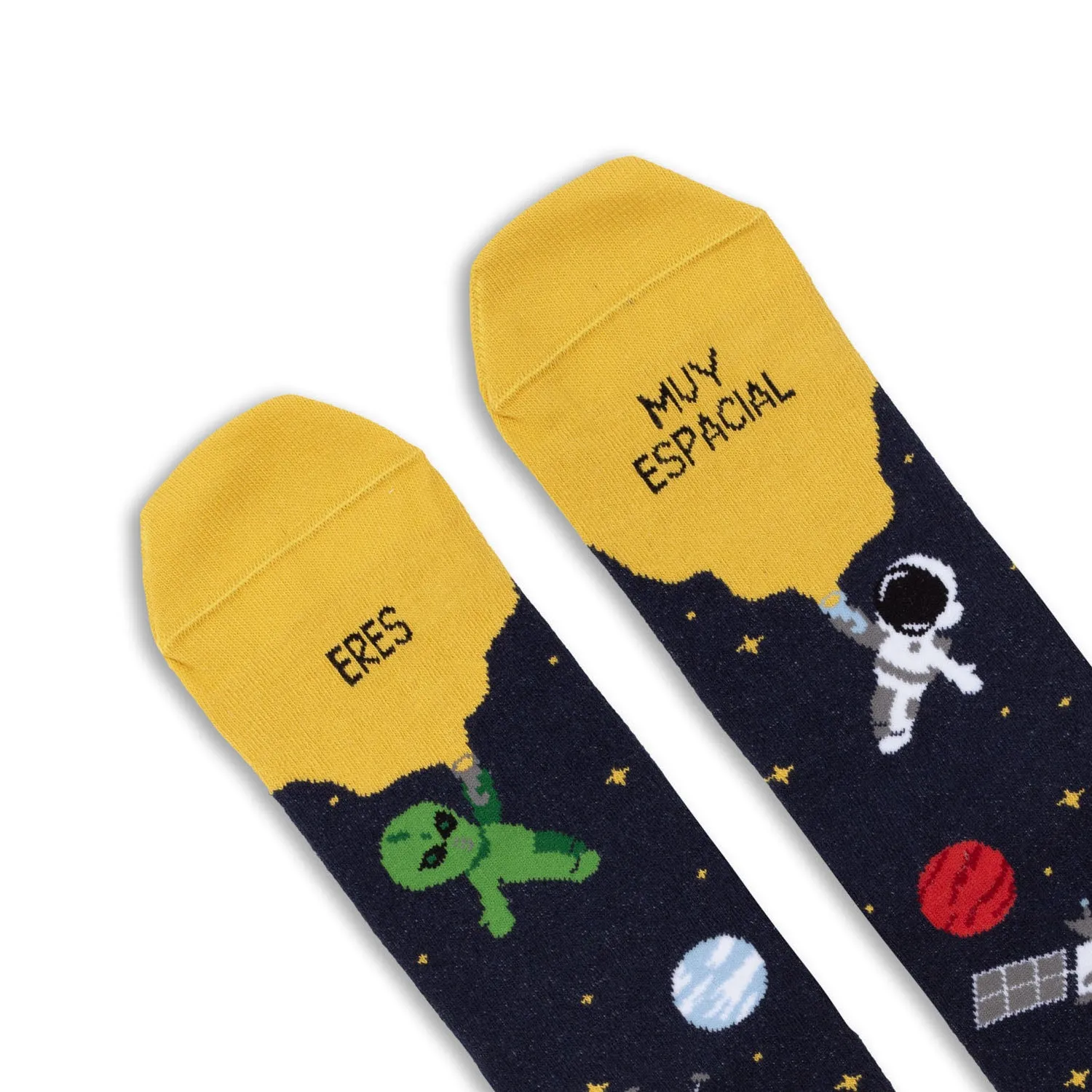 Pack Calcetín Eres muy espacial + Zapatillas Star Negro