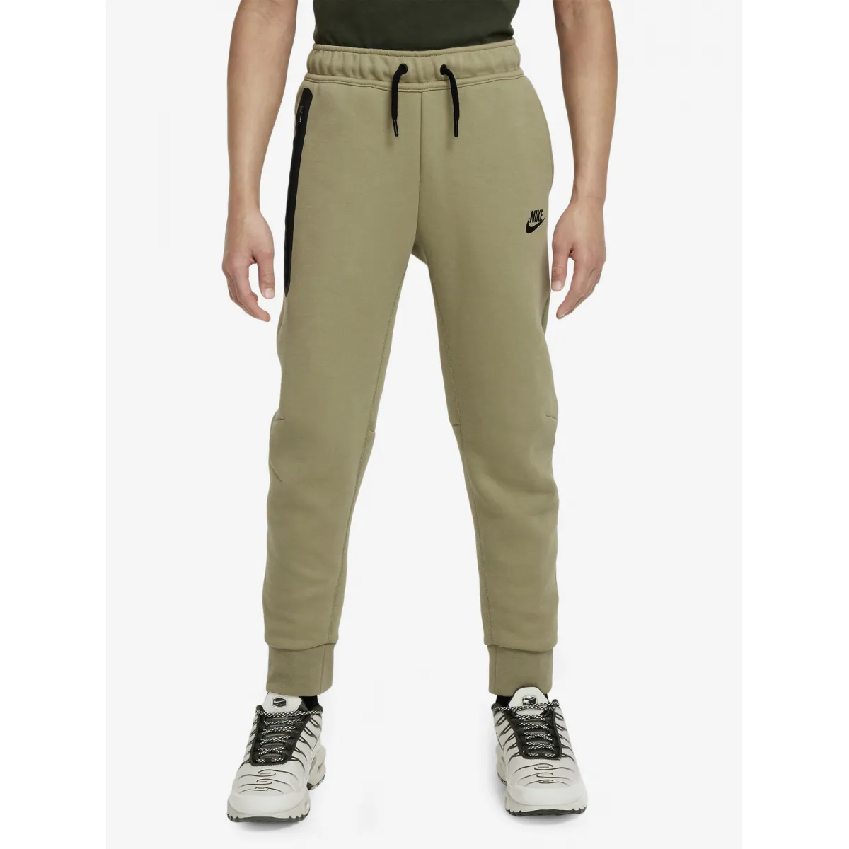 Pantalones Nike Sportswear Tech Fleece Verdes Olive Junior