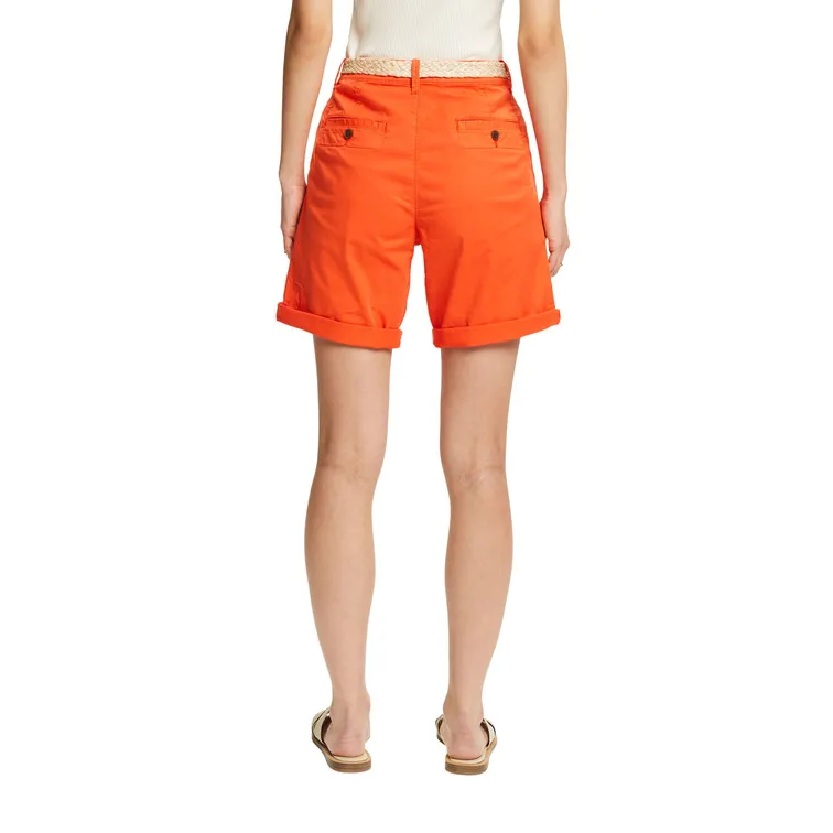 PANTALÓN CORTO CHINO CON CINTURÓN MUJER ESPRIT