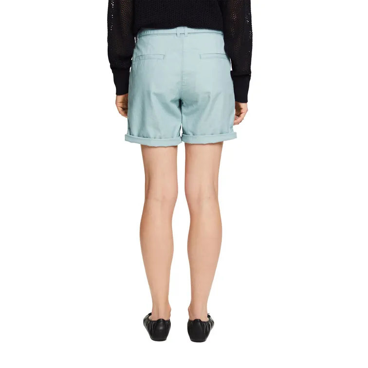 PANTALÓN CORTO DE SARGA CON CINTURÓN MUJER ESPRIT