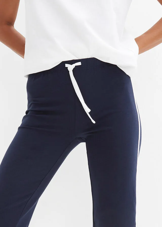 PANTALóN CAPRI DEPORTIVO, PITILLO (2 UNIDADES) AZUL MARINOGRIS CLARO JASPEADO