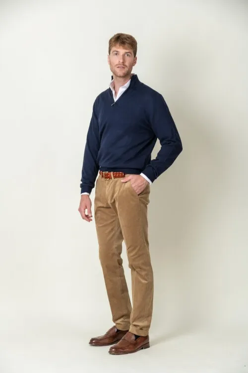 PANTALóN CORDUROY SLIM FIT  TOSTADO