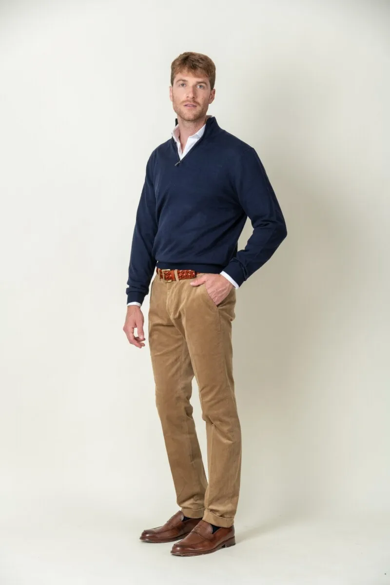 PANTALóN CORDUROY SLIM FIT  TOSTADO