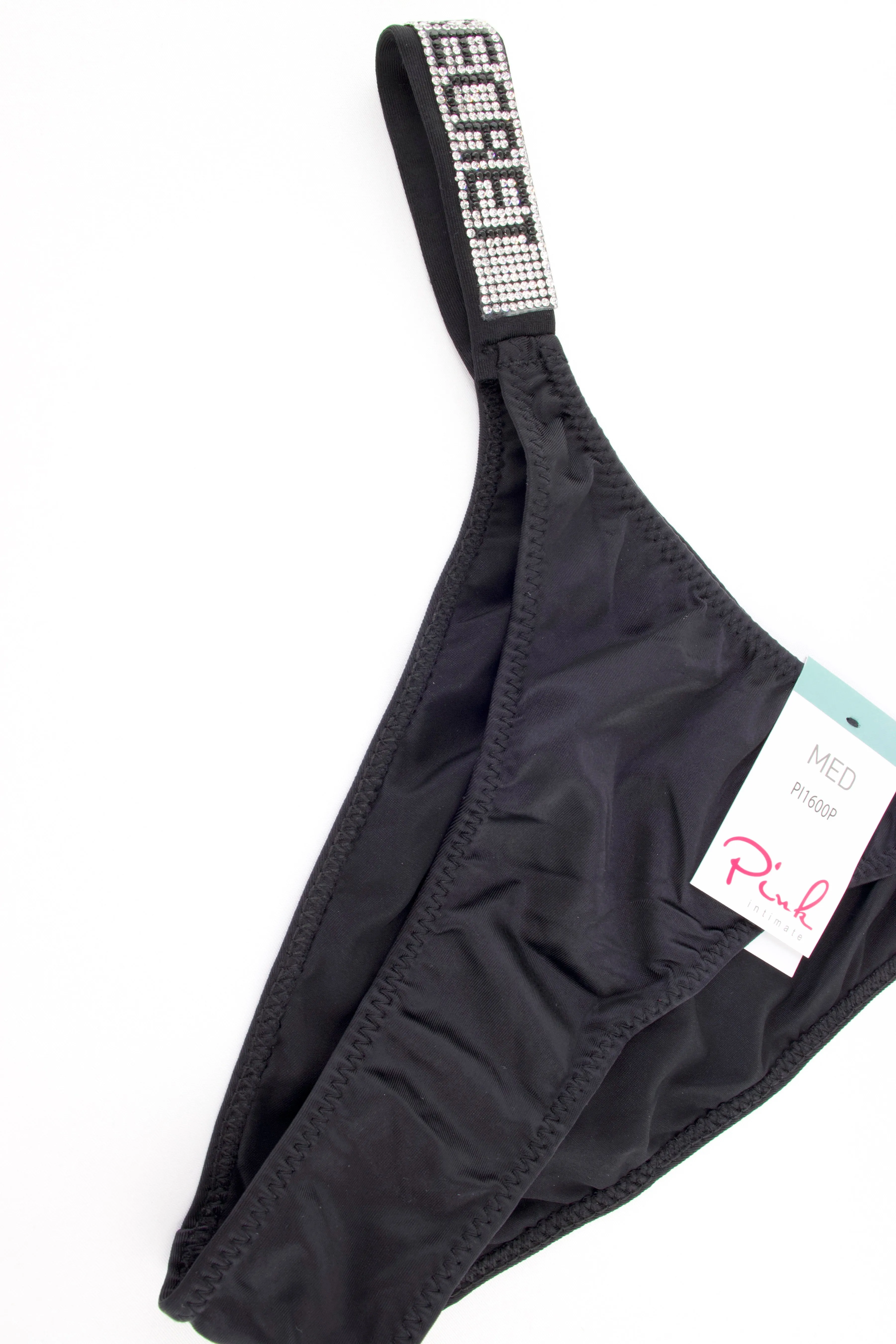 PANTY CACHETERO SATINADO CON PEDRERIA LOVE SECRET PI1600P