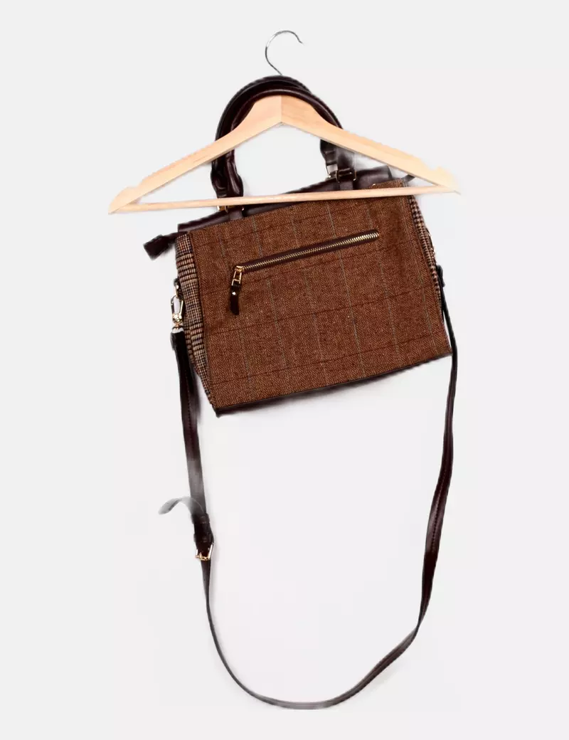 Parfois Bolso marrón estampado
