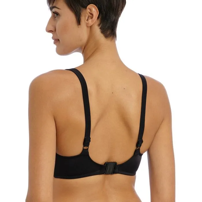 Parte de arriba Bikini Freya Swim Ibiza Waves Plunge con aros AS203802 Negro