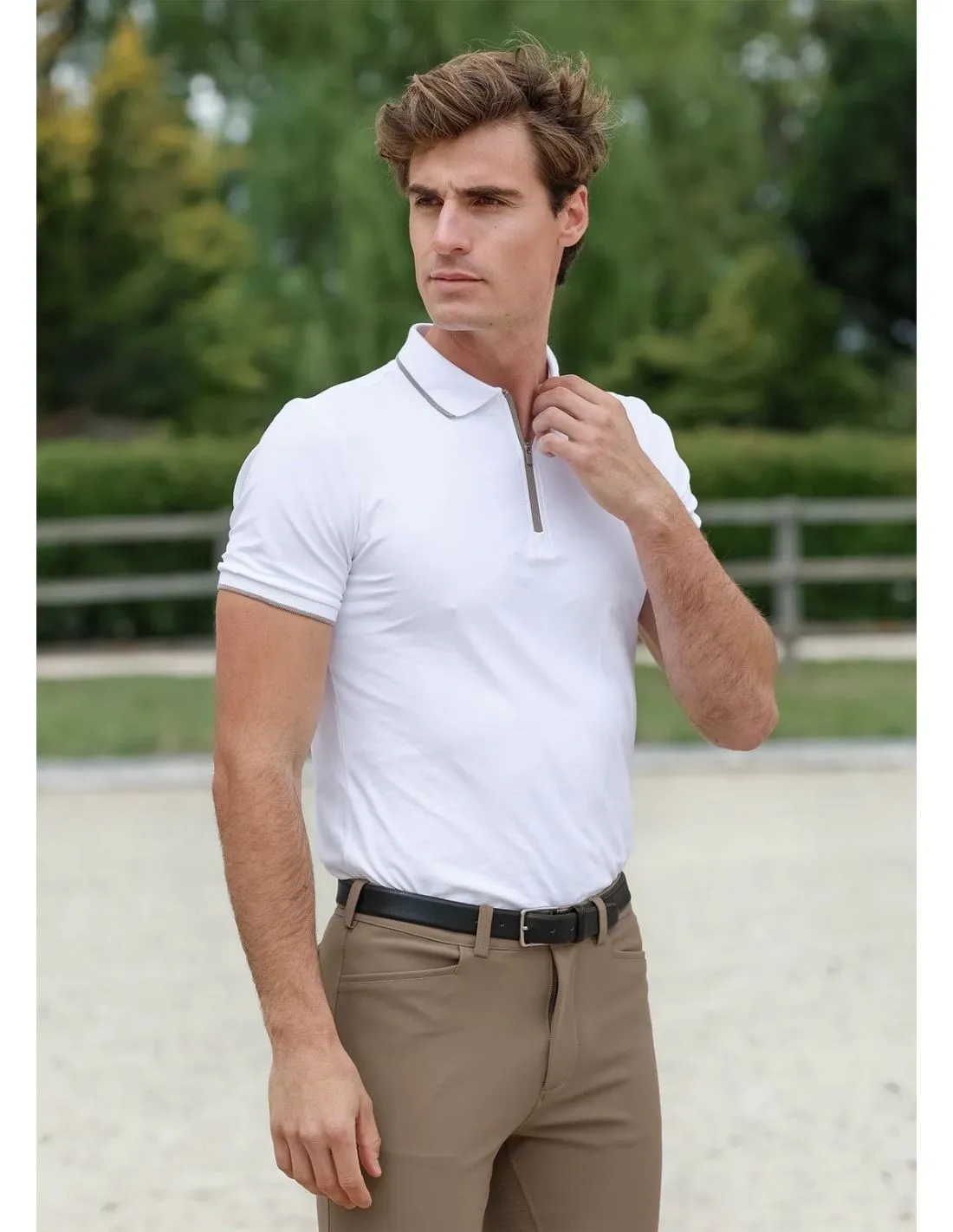 Polo de manga corta Core Blanco Maximilian