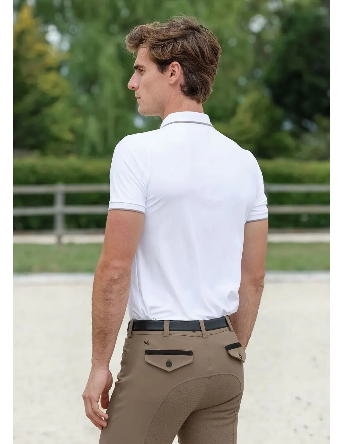 Polo de manga corta Core Blanco Maximilian