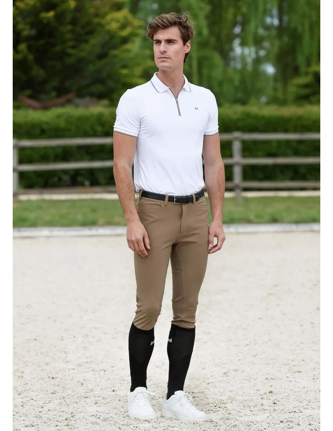 Polo de manga corta Core Blanco Maximilian