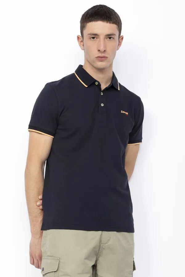 Polo Hombre Schott Psausteen Navy