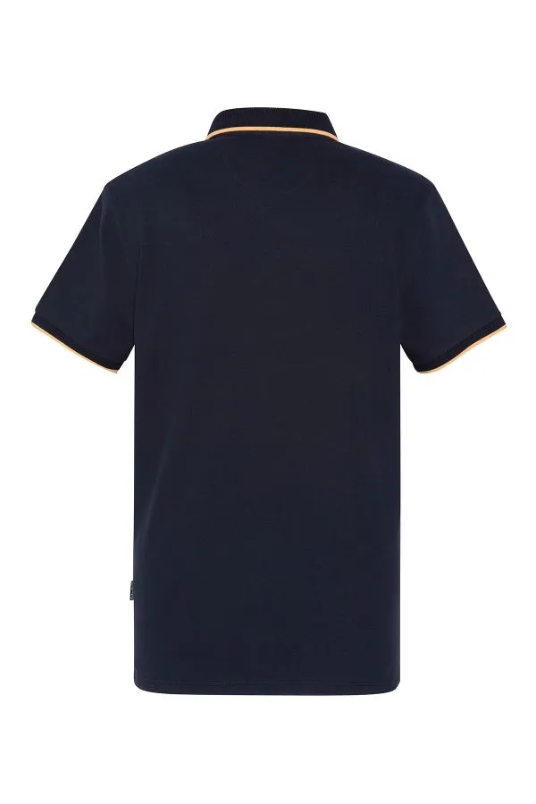 Polo Hombre Schott Psausteen Navy