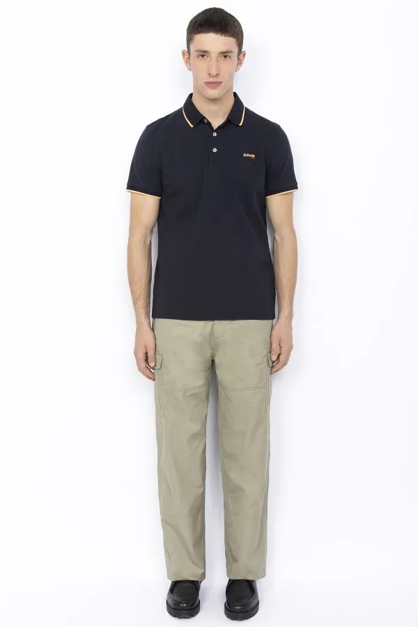 Polo Hombre Schott Psausteen Navy