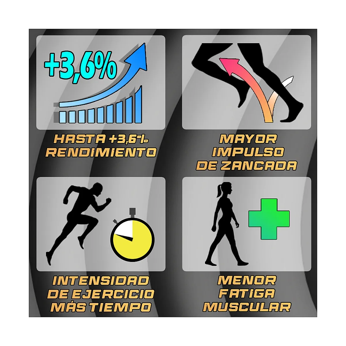 PRENEL  MEDIAS POTENCIADORAS DEL RENDIMIENTO CON ENERGíA ELáSTICA . GRIS ELEFANTE LOGO PRENEL