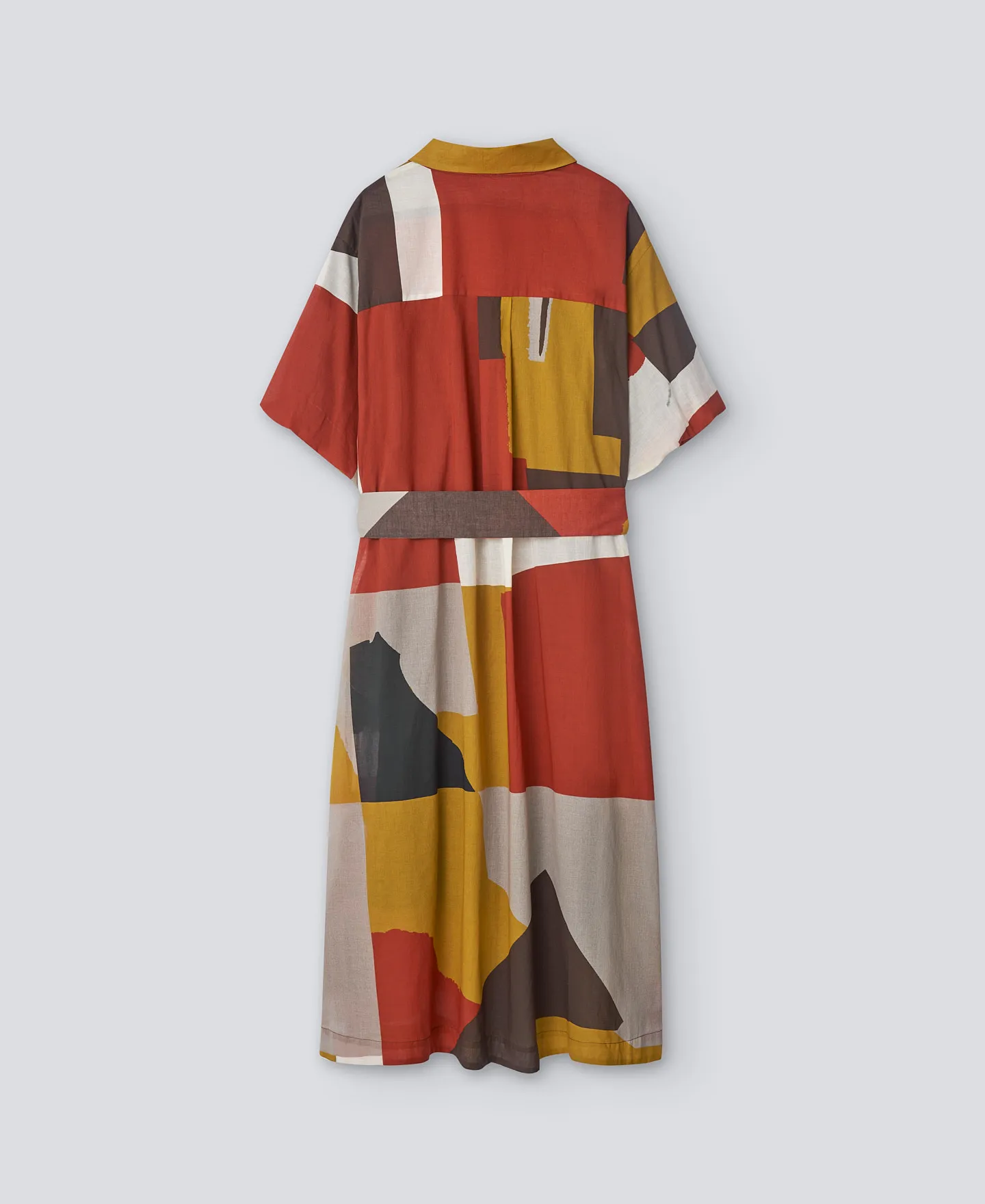 PRINTED SHIRTLIKE DRESS WOMAN