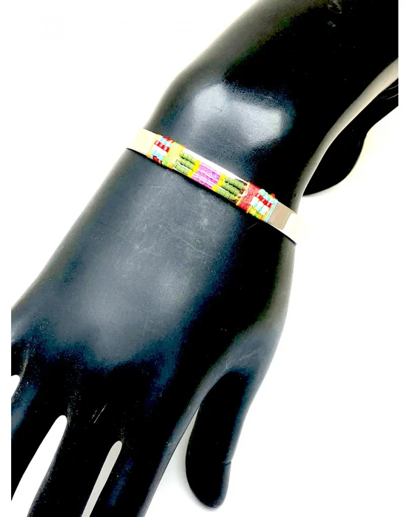 PULSERAS BONITAS DE ACERO DE INSPIRACION INDIOS NAVAJOS