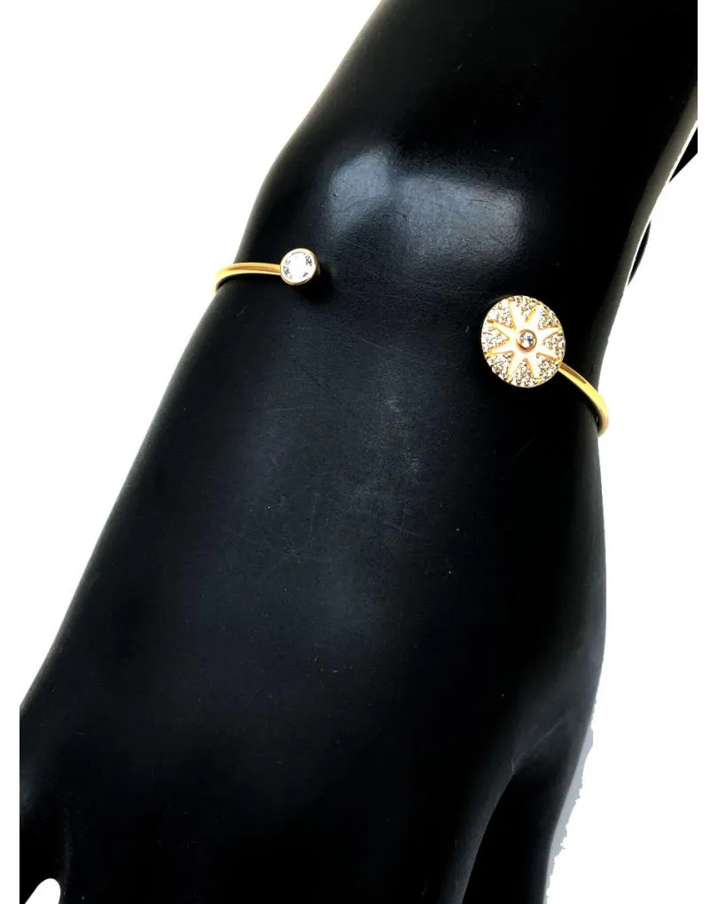 PULSERAS DORADAS FINAS CON BONITO DETALLE DE ESTRELLITA