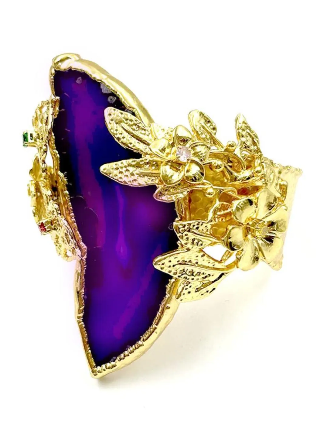 PULSERAS MORADAS Y DORADAS PARA BODAS Y EVENTOS