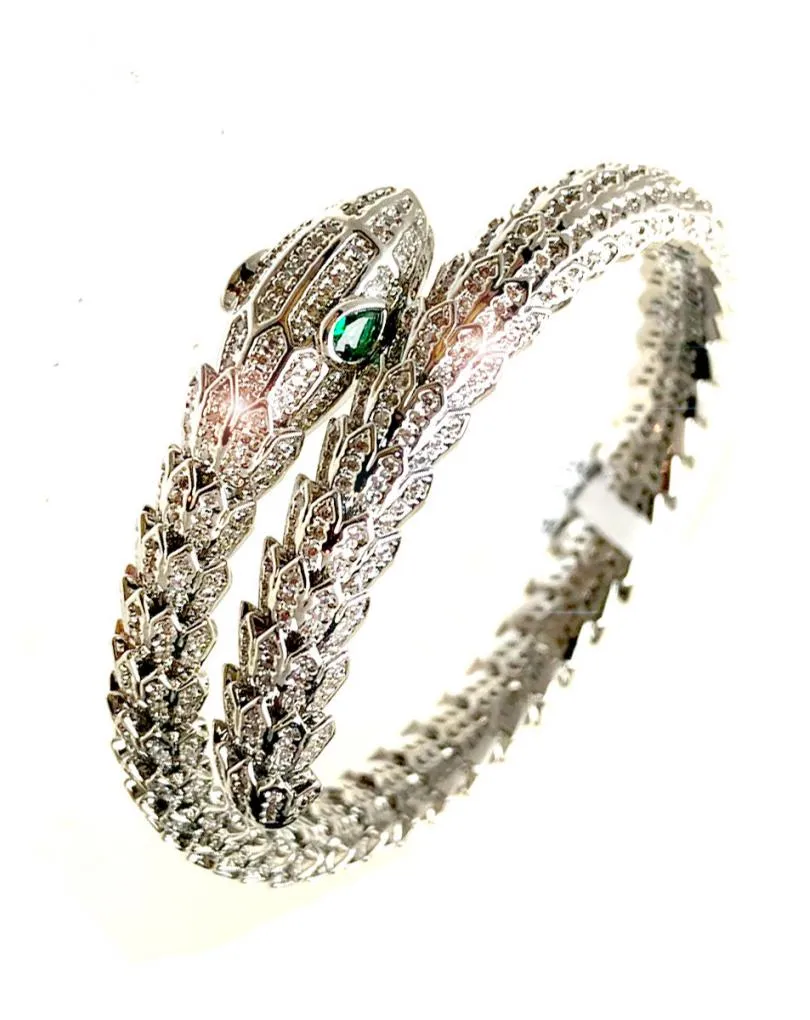 PULSERAS PLATEADAS DE SERPIENTE REPLICA DE JOYERIA CLASICA