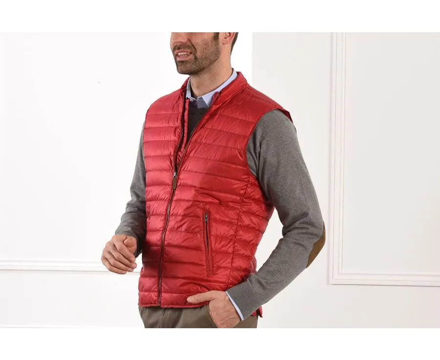 RED DOWN GILET  NIELS