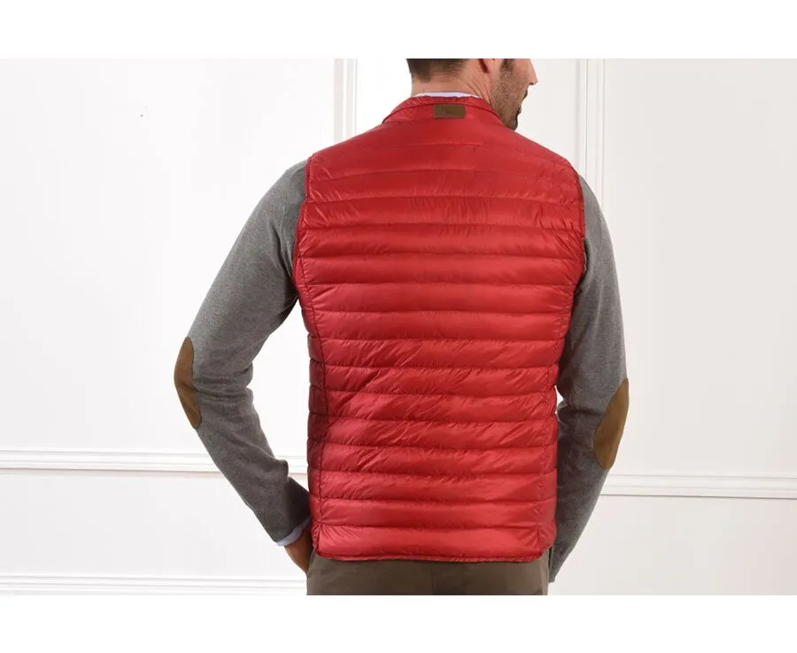 RED DOWN GILET  NIELS