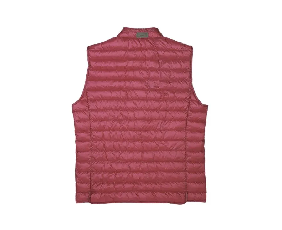 RED DOWN GILET  NIELS