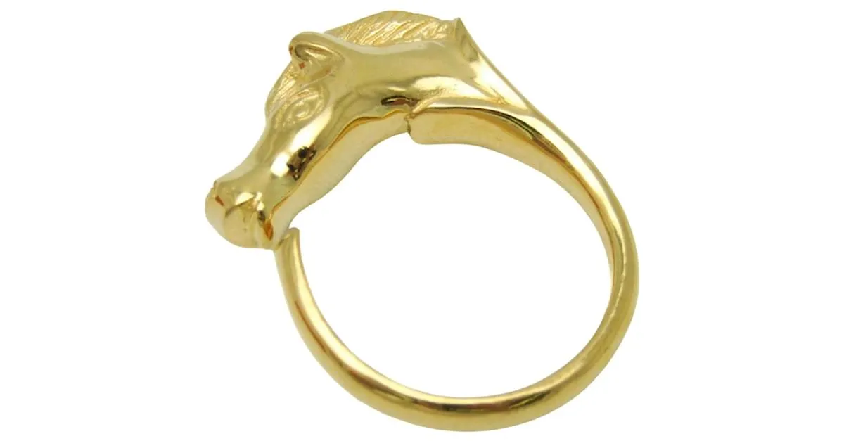 Ring Hermès Galop Dorado 