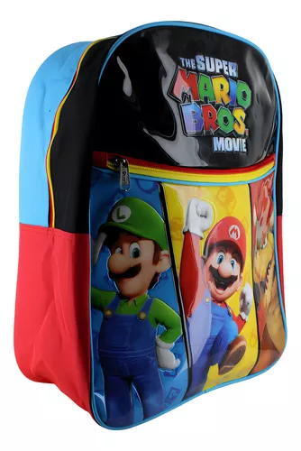 Ruz Mochila Escolar Moda Diseño Super Mario Bros Niño 90701 Color Multicolor