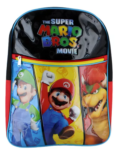 Ruz Mochila Escolar Moda Diseño Super Mario Bros Niño 90701 Color Multicolor