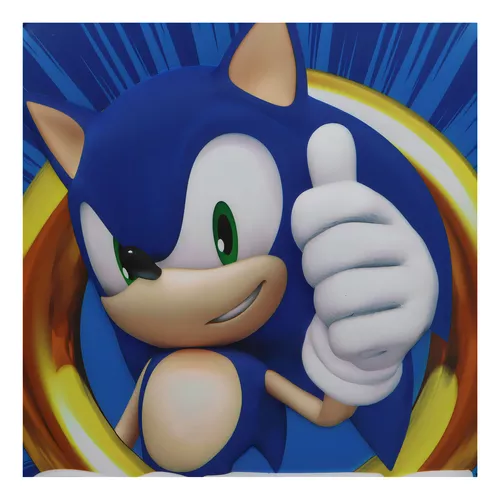 Ruz Mochila Escolar Primaria Diseño 3d Sonic Niños 87166 Color Azul