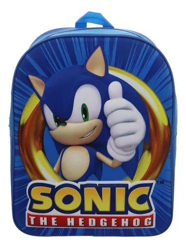 Ruz Mochila Escolar Primaria Diseño 3d Sonic Niños 87166