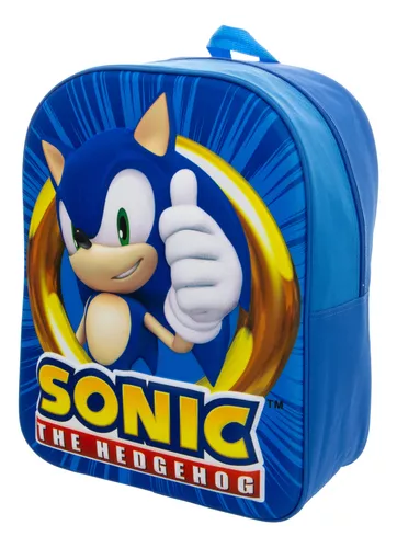 Ruz Mochila Escolar Primaria Diseño 3d Sonic Niños 87166