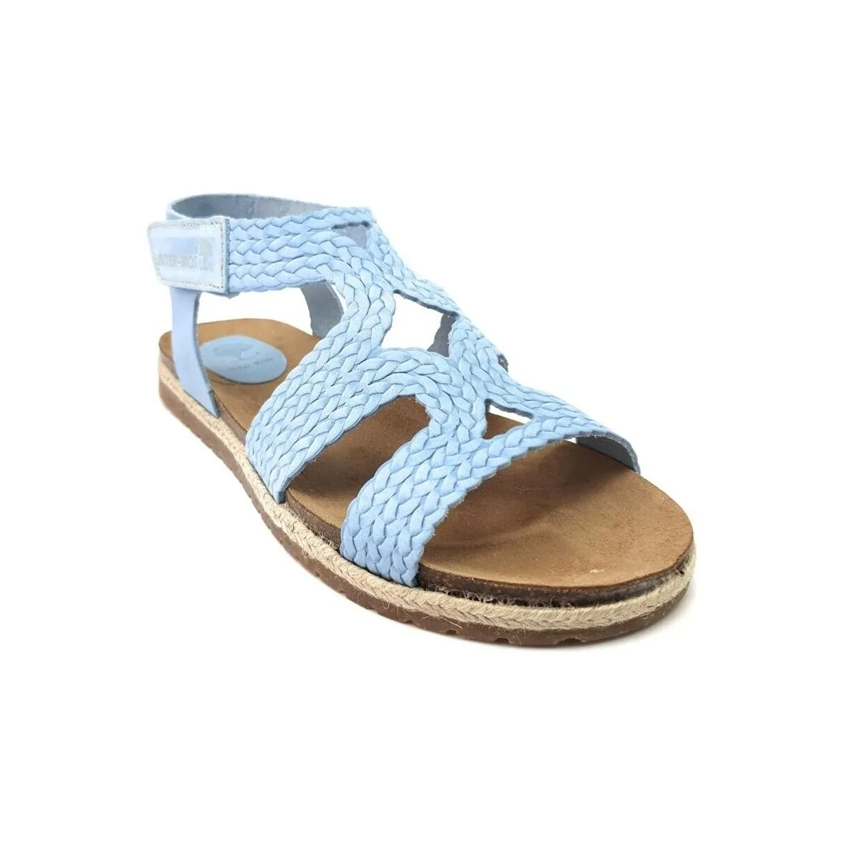 SANDALIA  2200 PIEL AZUL CIELO